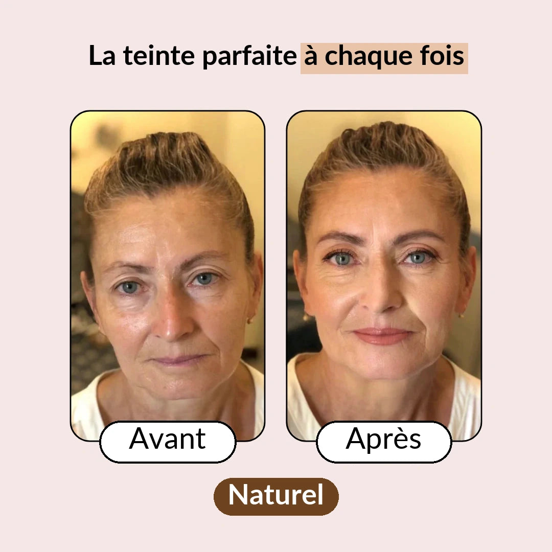 Avant après teinte Naturel