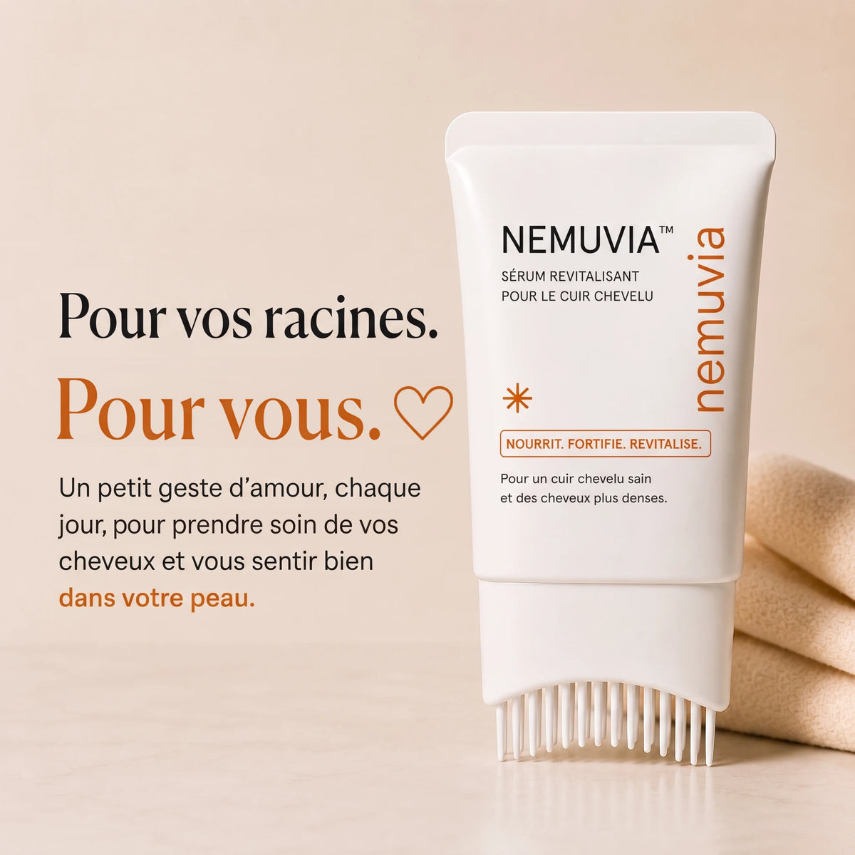 Sérum revitalisant pour le cuir chevelu Nemuvia