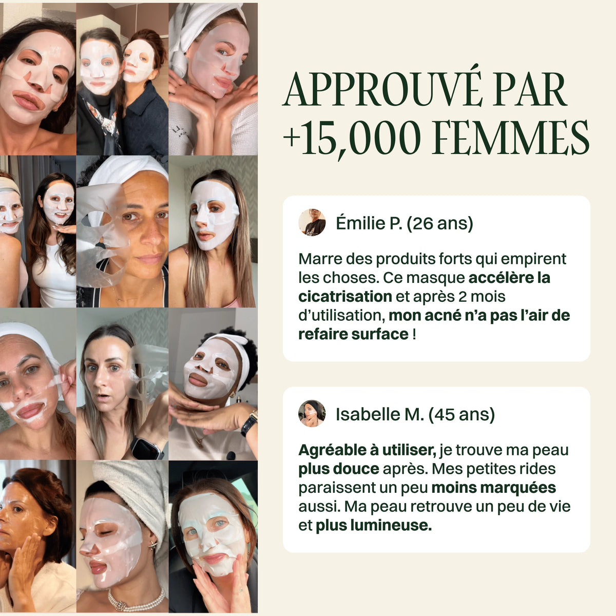 Approuve par plus de 15 000 femmes